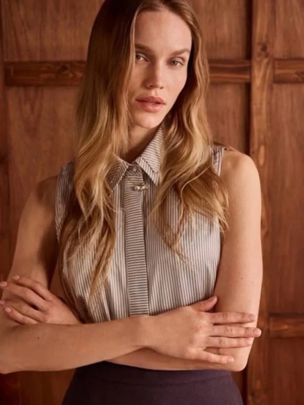 cabi - Stripe Top - Smaill